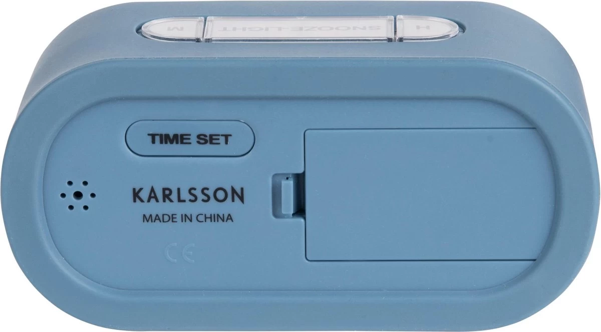 Karlsson Wekker Gummy - Rubberized Blauw - 14x7x5cm 4 Karlsson Wekker Gummy - Rubberized Blauw - 14x7x5cm - Afbeelding 2