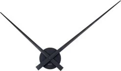 Karlsson Wandklok Little Big Time - Aluminium - Ø77cm - Zwart -Karlsson 1200x709