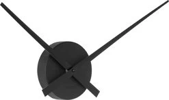 Karlsson Wandklok Little Big Time - Mini Alu Zwart - Ø44cm -Karlsson 1200x711