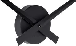 Karlsson Wandklok Little Big Time - Aluminium - Ø77cm - Zwart -Karlsson 1200x725