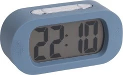 Karlsson Wekker Gummy - Rubberized Blauw - 14x7x5cm