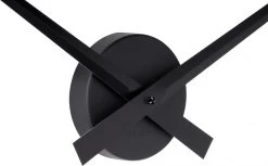 Karlsson Wandklok Little Big Time - Aluminium - Ø77cm - Zwart -Karlsson 1200x743
