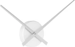 Karlsson Wandklok Little Big Time - Aluminium - Ø77cm - Zilverkleurig -Karlsson 1200x757