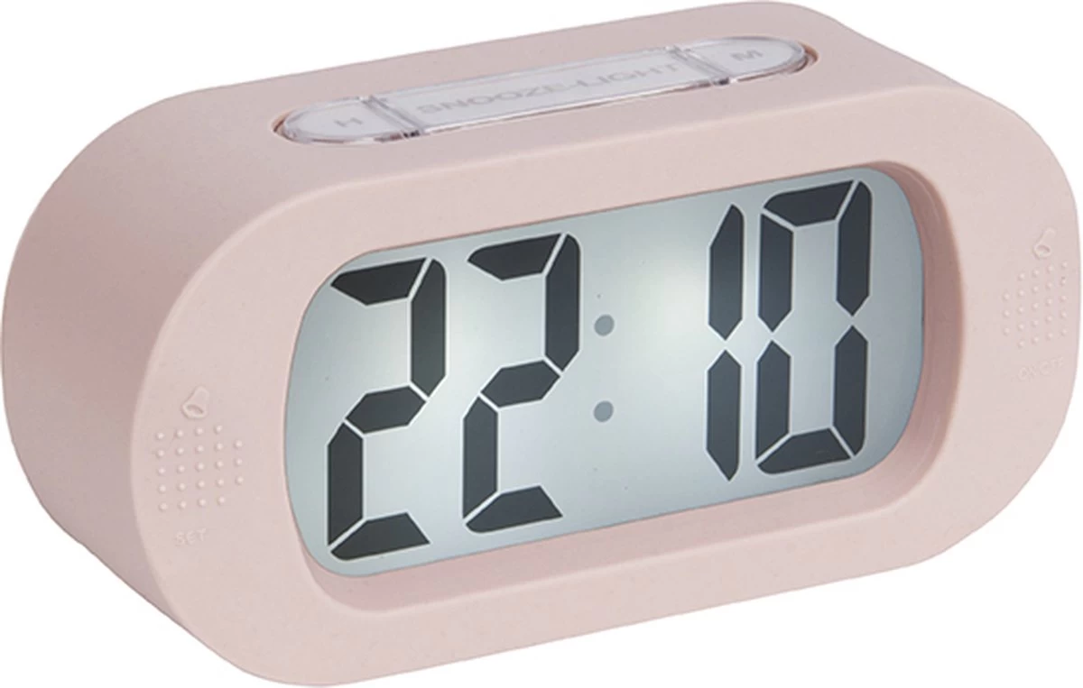 Karlsson Wekker Gummy - Rubberized Roze - 14x7x5cm 5 Karlsson Wekker Gummy - Rubberized Roze - 14x7x5cm - Afbeelding 3