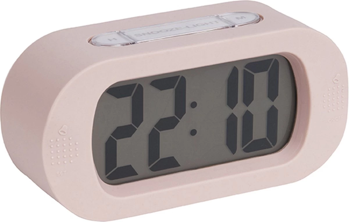 Karlsson Wekker Gummy - Rubberized Roze - 14x7x5cm 3 Karlsson Wekker Gummy - Rubberized Roze - 14x7x5cm