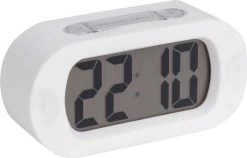 Karlsson Wekker Gummy - Rubberized Wit - 14x7x5cm -Karlsson 1200x768