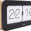 Karlsson Wall / Table Clock Matiz Bamboo Black -Karlsson 1200x786