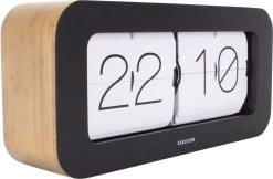 Karlsson Wall / Table Clock Matiz Bamboo Black