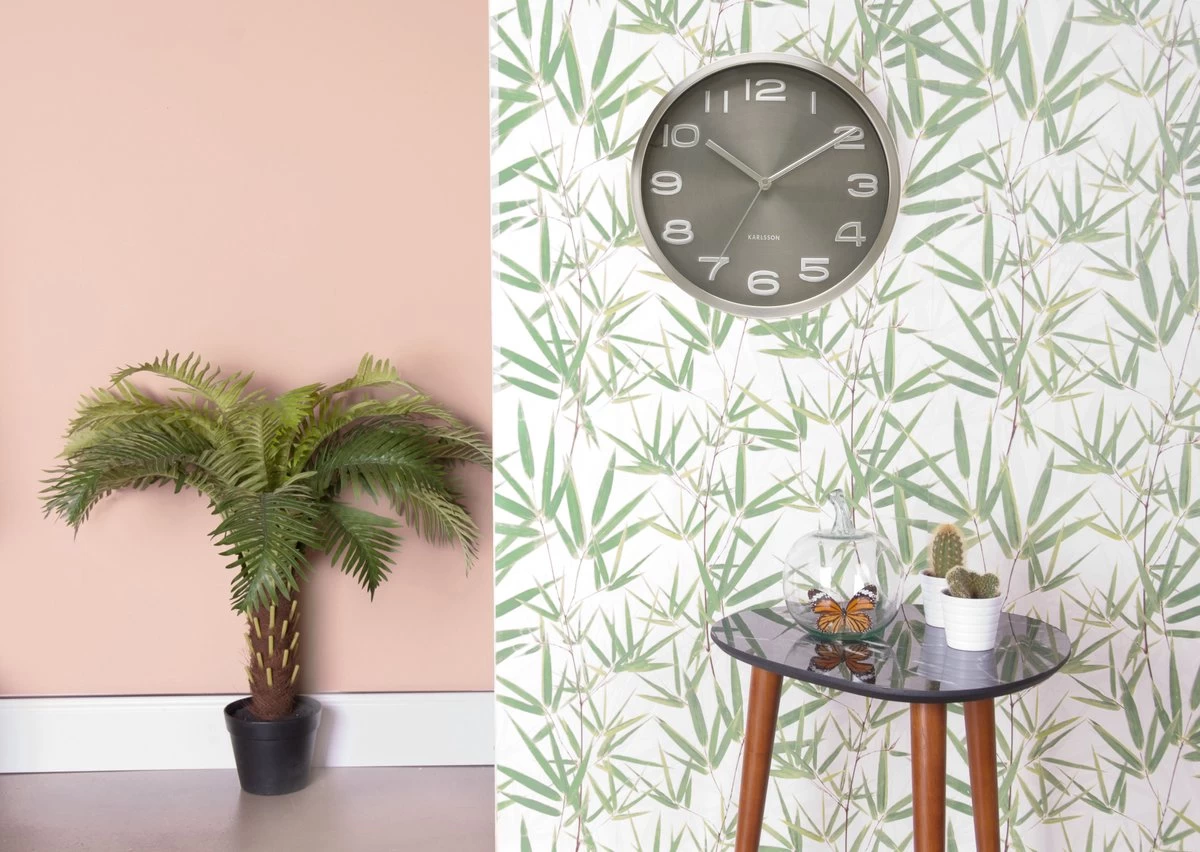 Karlsson - Maxie - Wandklok - Metaal - Diameter 29 Cm - Zwart 5 Karlsson - Maxie - Wandklok - Metaal - Diameter 29 Cm - Zwart - Afbeelding 3