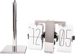 Karlsson Flipklok No Case Mini - Wit - 20,6x7,5cm -Karlsson 1200x860 1