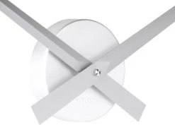 Karlsson Wandklok Little Big Time - Aluminium - Ø77cm - Zilverkleurig -Karlsson 1200x862