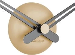 Karlsson Wandklok LBT Sharp - Zandbruin - Ø90cm -Karlsson 1200x896