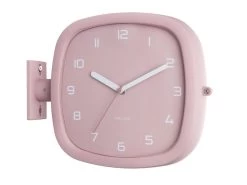 Karlsson Wandklokken Wall Clock Doubler Rubberized White Roze 16 Karlsson Wandklokken Wall Clock Doubler Rubberized White Roze -Karlsson 1200x899 13