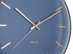 Karlsson Wandklok Globe - Donkerblauw - Ø40cm -Karlsson 1200x899