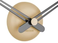 Karlsson Wandklok LBT Sharp - Zandbruin - Ø90cm -Karlsson 1200x899 3