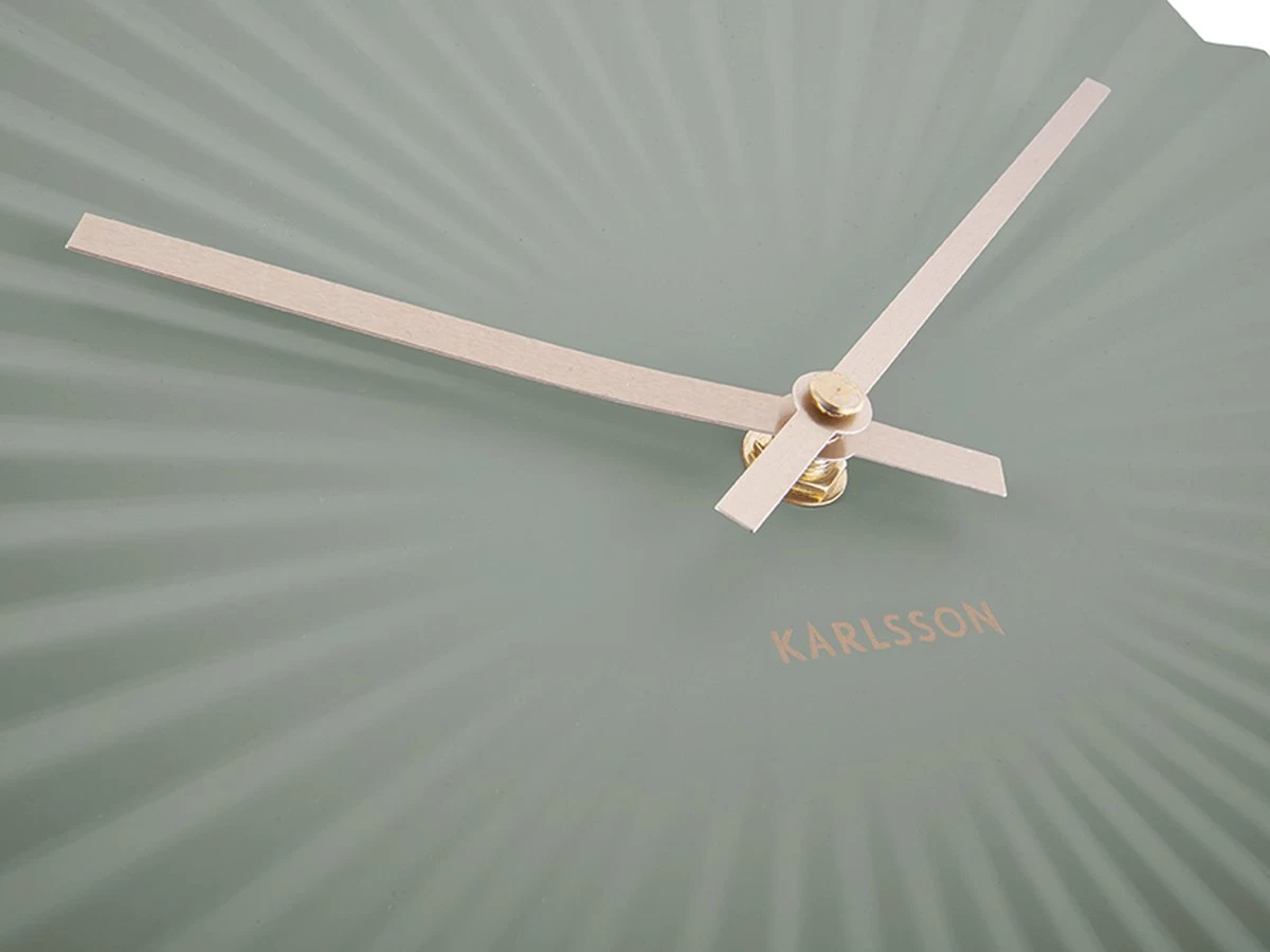 Karlsson Wandklok Sensu - Staal Jungle Groen - Ø40cm 11 Karlsson Wandklok Sensu - Staal Jungle Groen - Ø40cm - Afbeelding 9