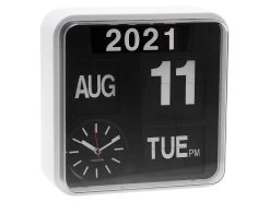 Karlsson - Wandklok - Mini Flip - Witte Behuizing - Zwarte Wijzerplaat -Karlsson 1200x900 7