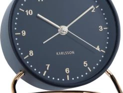 Karlsson Wekker Stylish Numbers - Zwart - Ø9x11cm -Karlsson 1200x902