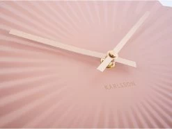 Karlsson Wandklok Sensu - Staal Verbleekt Roze - Ø40cm -Karlsson 1200x903