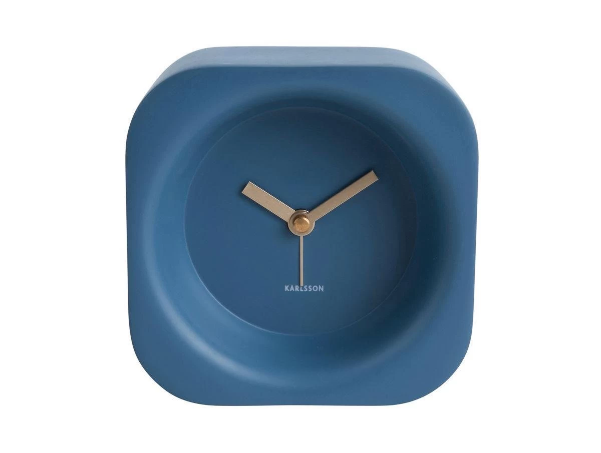 Karlsson - Chuncky - Wekker - Polyresin - 9,5x12x12cm - Blauw 4 Karlsson - Chuncky - Wekker - Polyresin - 9,5x12x12cm - Blauw - Afbeelding 2