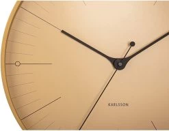Karlsson Wandklok Index - Metaal Mosterdgeel- Ø40cm -Karlsson 1200x932
