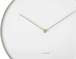 Karlsson Wandklok Hook - Metaal Wit - Ø34cm -Karlsson 1200x940 1