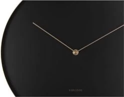 Karlsson Wandklok Hook - Metaal Zwart - Ø34cm -Karlsson 1200x940