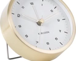 Karlsson Wekker Tinge, Geborsteld Goud/wit -Karlsson 1200x967