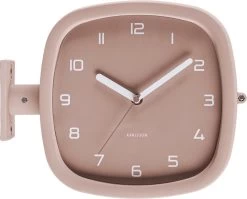 Karlsson Wandklokken Wall Clock Doubler Rubberized White Roze 12 Karlsson Wandklokken Wall Clock Doubler Rubberized White Roze -Karlsson 1200x968 1
