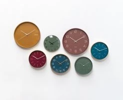 Karlsson Wandklok Hue - Metaal Karamel Bruin - Ø40cm 14 Karlsson Wandklok Hue - Metaal Karamel Bruin - Ø40cm -Karlsson 1200x978