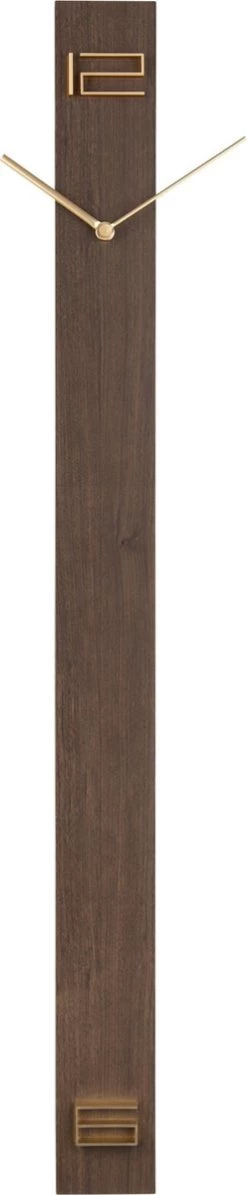 Karlsson Wandklok Discreet Long - Donker Hout - 90x7,7cm -Karlsson 248x1200 1