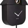Karlsson Wandklok Modern Cuckoo - Thermoplast - Zwart -Karlsson 642x1200