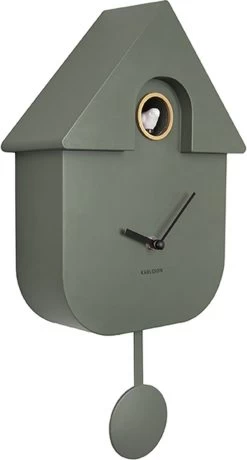 Karlsson Wandklok Modern Cuckoo - Thermoplast - Jungle Groen 14 Karlsson Wandklok Modern Cuckoo - Thermoplast - Jungle Groen -Karlsson 644x1200