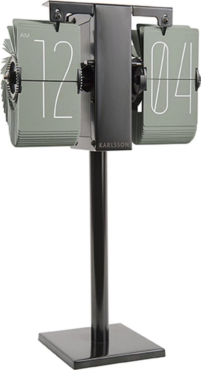 Karlsson Flipklok No Case Mini - Grijs/Groen - 20,6x7,5cm 11 Karlsson Flipklok No Case Mini - Grijs/Groen - 20,6x7,5cm - Afbeelding 9