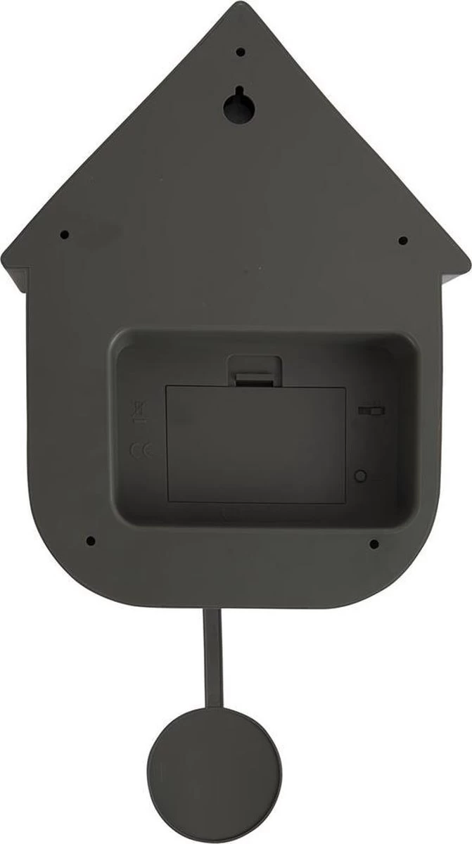 Karlsson Wandklok Modern Cuckoo - Thermoplast - Jungle Groen 7 Karlsson Wandklok Modern Cuckoo - Thermoplast - Jungle Groen - Afbeelding 5