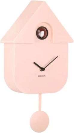 Karlsson Modern Cuckoo Koekoeksklok-Soft Pink