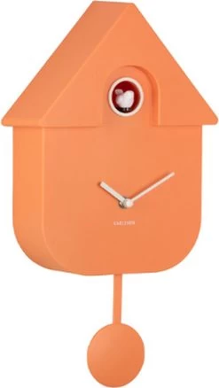 Karlsson Modern Cuckoo Koekoeksklok-Soft Orange