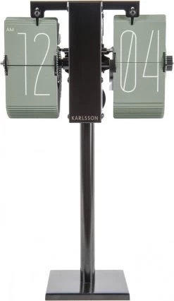 Karlsson Flipklok No Case Mini - Grijs/Groen - 20,6x7,5cm 18 Karlsson Flipklok No Case Mini - Grijs/Groen - 20,6x7,5cm -Karlsson 695x1200