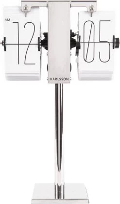 Karlsson Flipklok No Case Mini - Wit - 20,6x7,5cm -Karlsson 704x1200