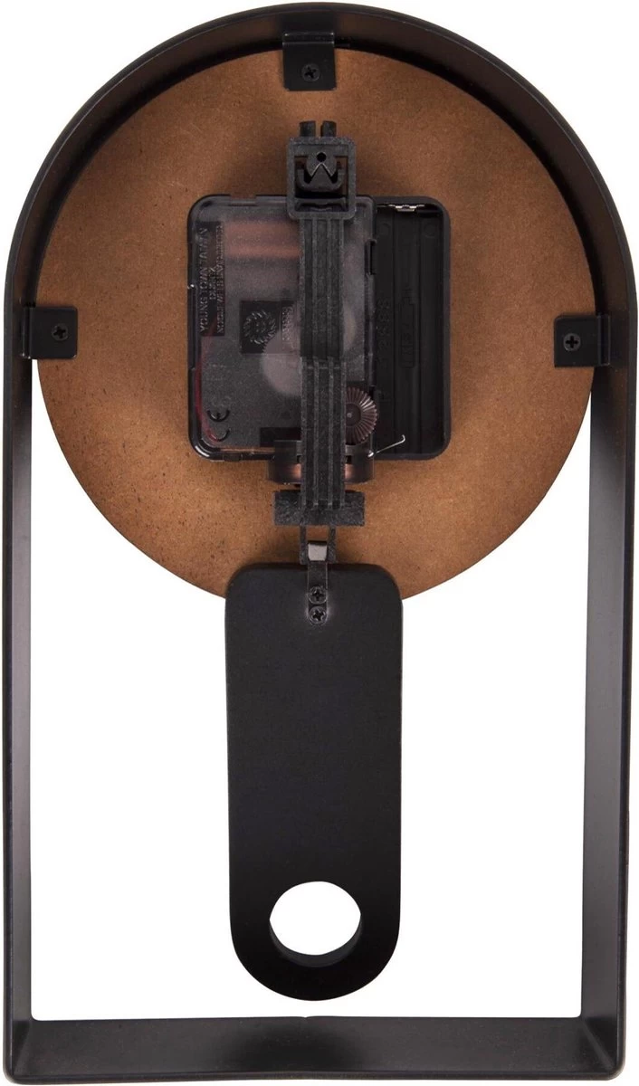 Karlsson Tafelklok Dashed - Walnoothout Fineer Zwart - 22x13x5cm 6 Karlsson Tafelklok Dashed - Walnoothout Fineer Zwart - 22x13x5cm - Afbeelding 4