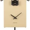 Karlsson Wall Clock Cuckoo New Traditional Plastic Sand Brown -Karlsson 716x1200 1