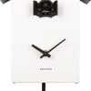 Karlsson Wall Clock Cuckoo New Traditional Plastic White