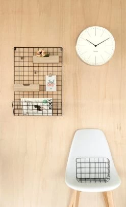 Karlsson Wandklok Normann Station - Wit, Geborsteld Case - Ø37,5cm 8 Karlsson Wandklok Normann Station - Wit, Geborsteld Case - Ø37,5cm -Karlsson 735x1200