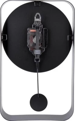 Karlsson Wandklok Pendulum Charm - Staal Zwart - Small - 32,5x20x5cm -Karlsson 744x1200