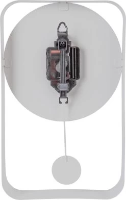 Karlsson Wandklok Pendulum Charm - Staal Wit - Small - 32,5x20x5cm -Karlsson 756x1200 2