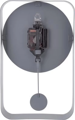 Karlsson Wandklok Pendulum Charm - Staal Grijs - Small - 32,5x20x5cm -Karlsson 756x1200