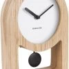 Karlsson - Lena - Tafelklok - MDF, Hout Veneer - 5,5x25x17cm - Wit 2 Karlsson - Lena - Tafelklok - MDF, Hout Veneer - 5,5x25x17cm - Wit -Karlsson 793x1200