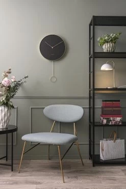 Karlsson Wandklok Pendulum - Zwart - Metaal -Karlsson 800x1200