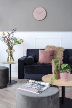 Karlsson Wandklok Plate - Porselein Roze - Ø35cm -Karlsson 800x1200 28