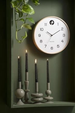 Karlsson Wall Clock Natural Cuckoo Birch Wood White -Karlsson 800x1200 34